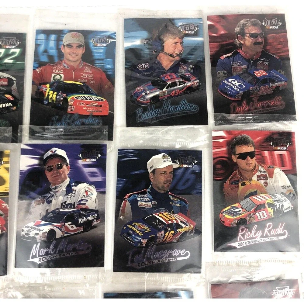 Nascar Race Cards Shoney's Special Fleer Ultra‎ 1997 Factory Sealed Ephemera Vtg
